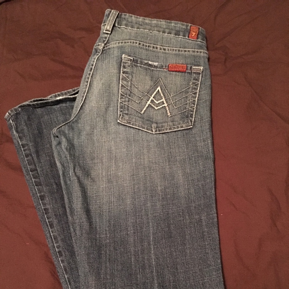100% Authentic Seven For All Mankind Jeans - Picture 2 of 4