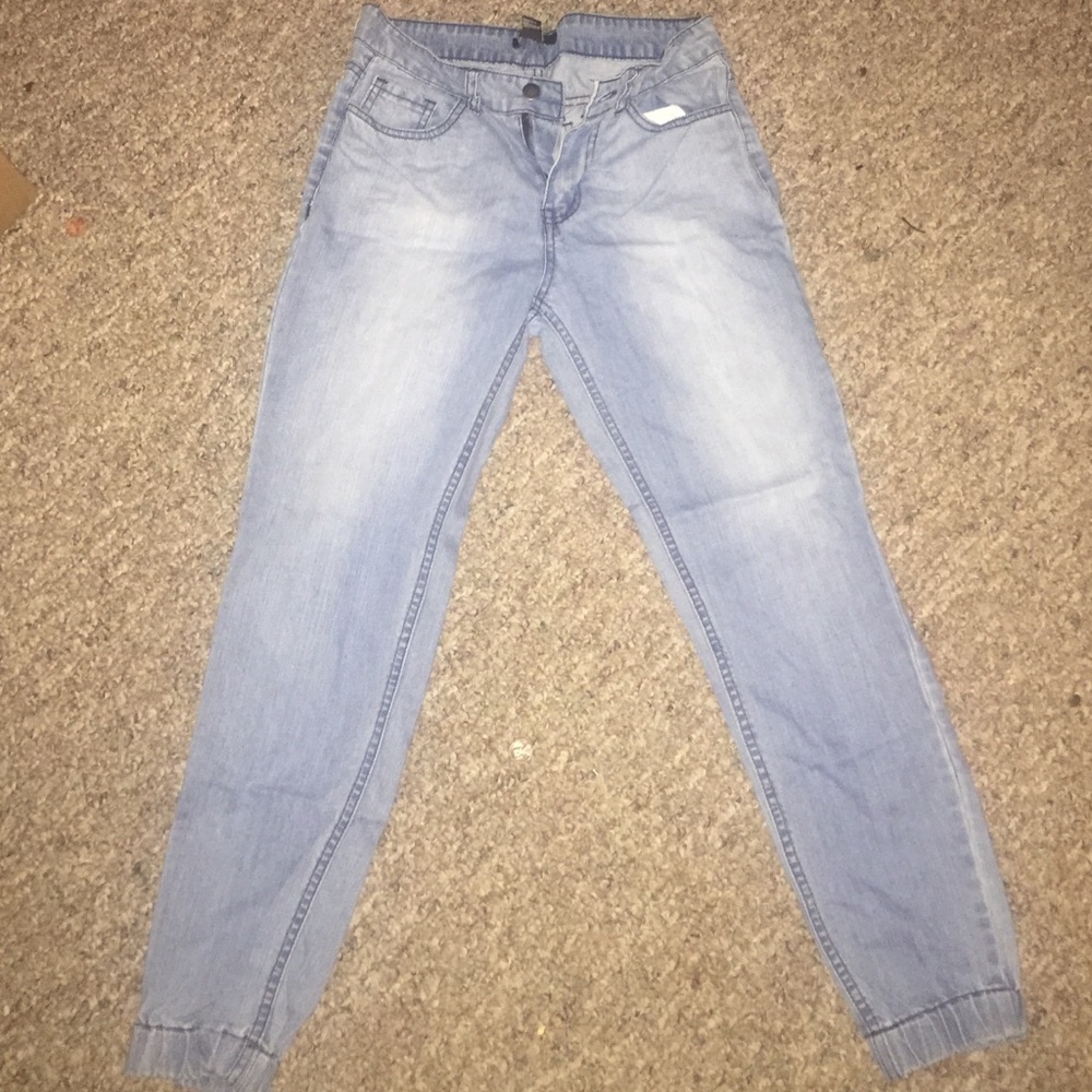 Jean joggers