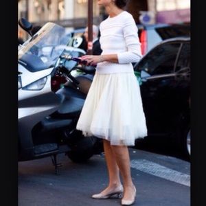 Cream- 5 Layer Tulle Skirt