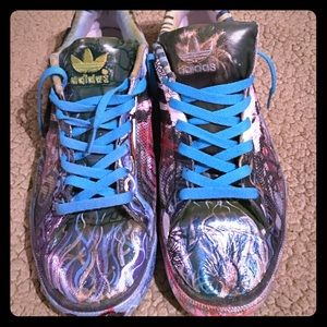 Adidas Basquiat artistic train wreck Nikes yikes