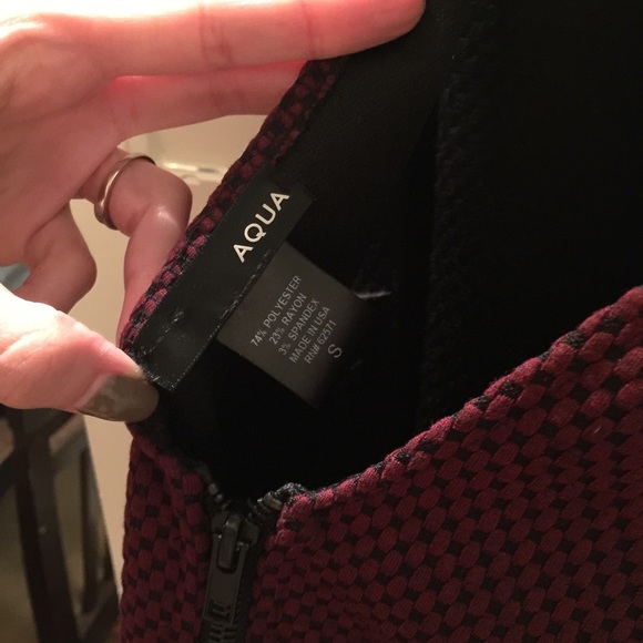 Little Burgundy Dress by Aqua - Picture 4 of 4