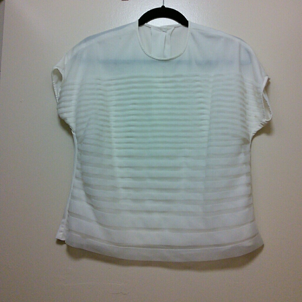 White striped blouse
