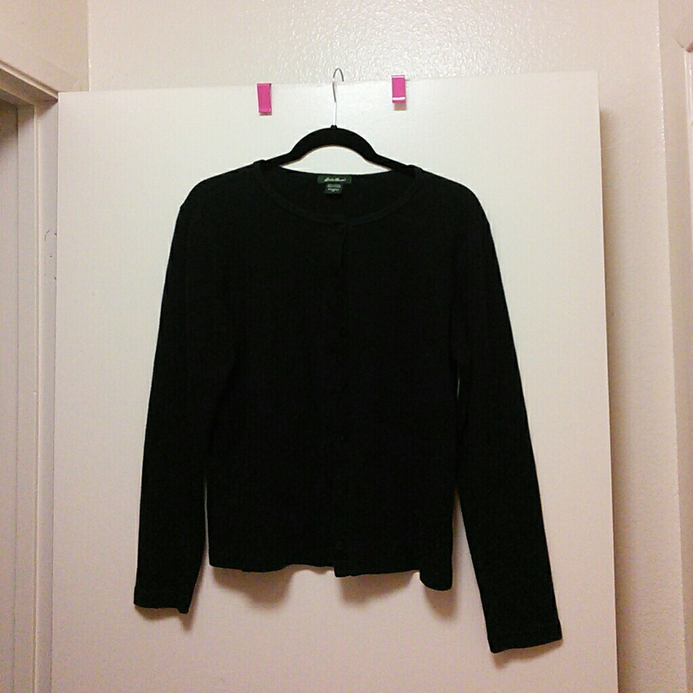 Eddie Bauer black cardigan