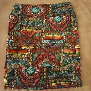 CHARLOTTE RUSSE fun patterned skirt