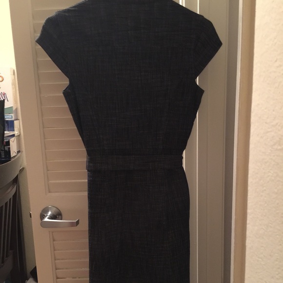 Adorable Dark Denim Dress - Picture 3 of 4