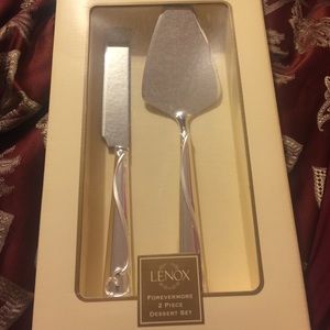 Lenox 2 piece dessert set