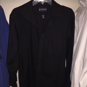 Men's Black Dress Shirt