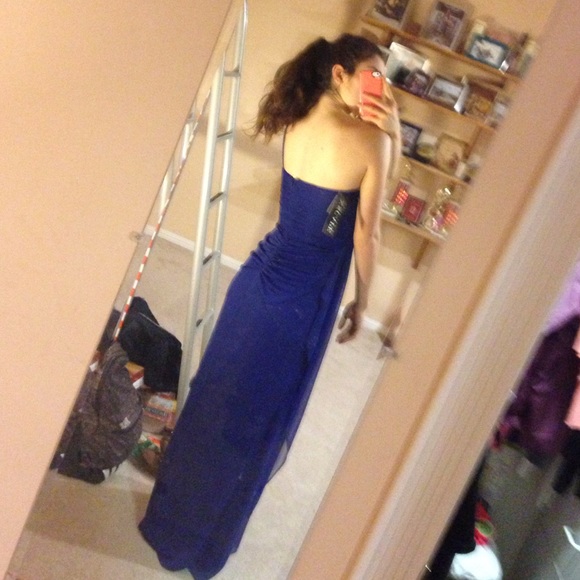 Blue prom ball formal dress gown long - Picture 2 of 4
