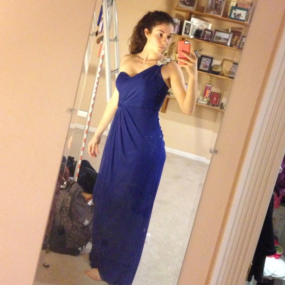 Blue prom ball formal dress gown long - Picture 4 of 4