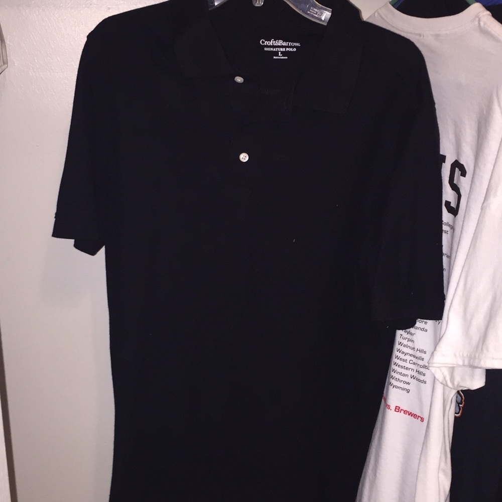 Men's Black Polo Shirt