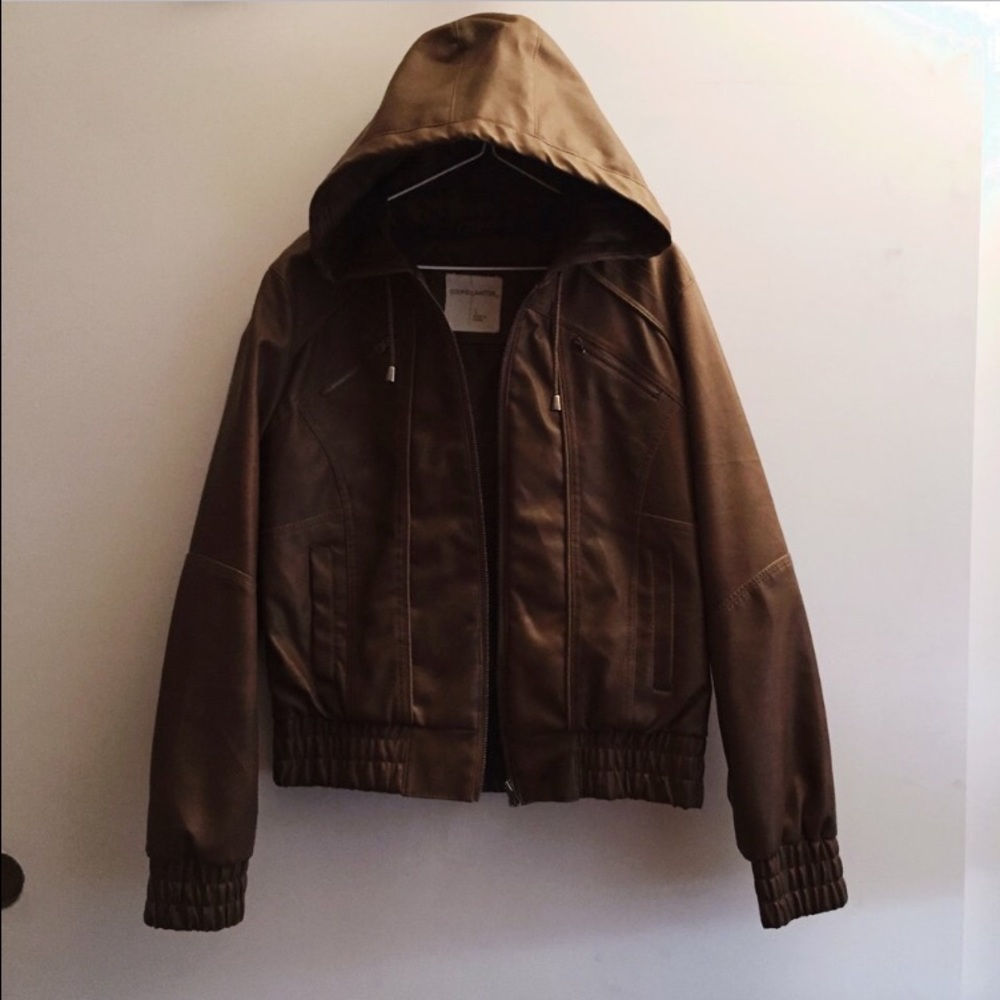 Sound & Matter Brown Leather Jacket