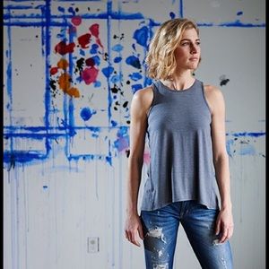 Charcoal Oiselle Drake Tank