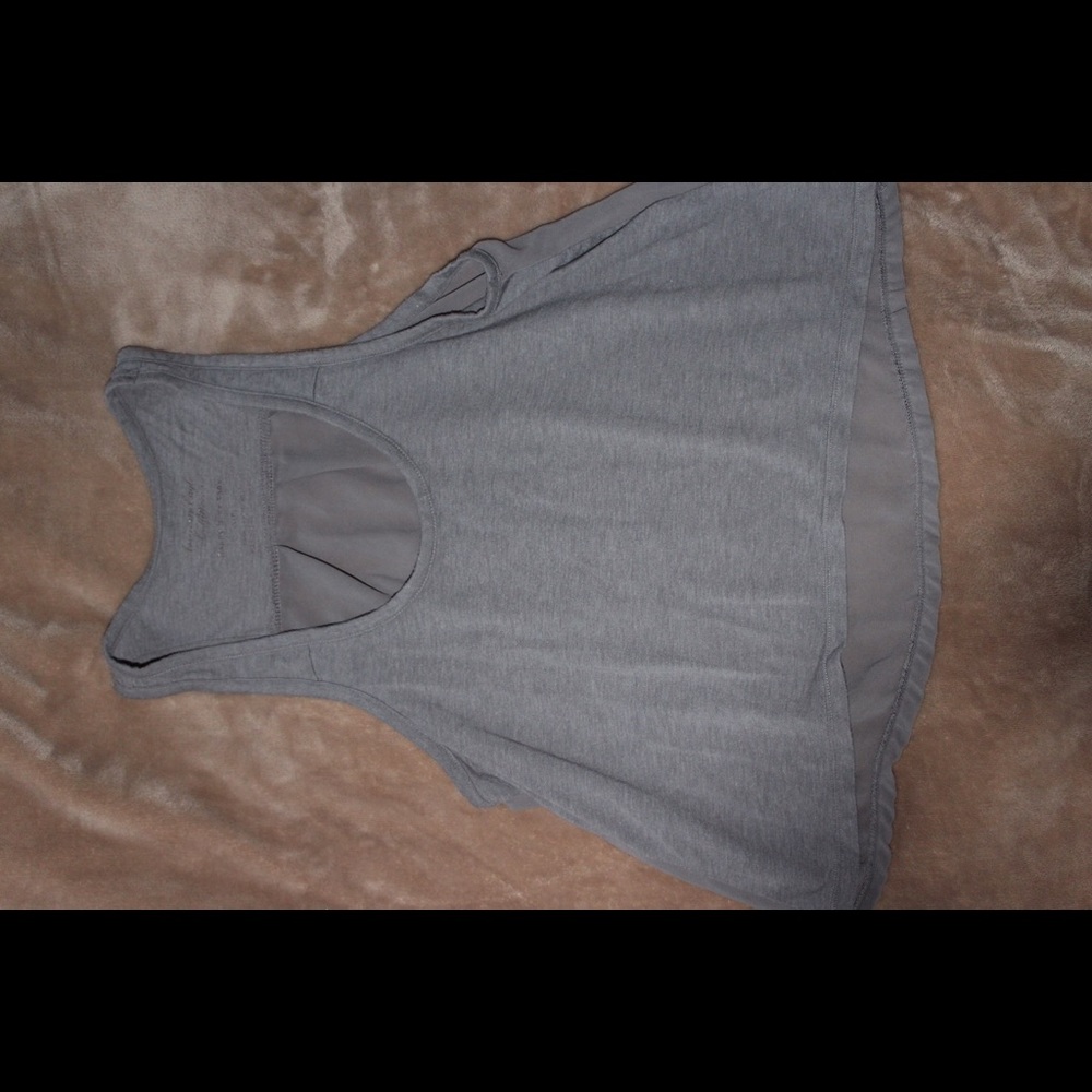 Medium/Light Grey Flowy Tank Top