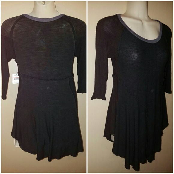 Free People Black Layering top - Picture 4 of 4
