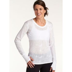 Oiselle Big O Burnout Long Sleeve Top