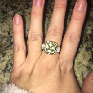 Lia Sophia Yellow Gold diamond ring