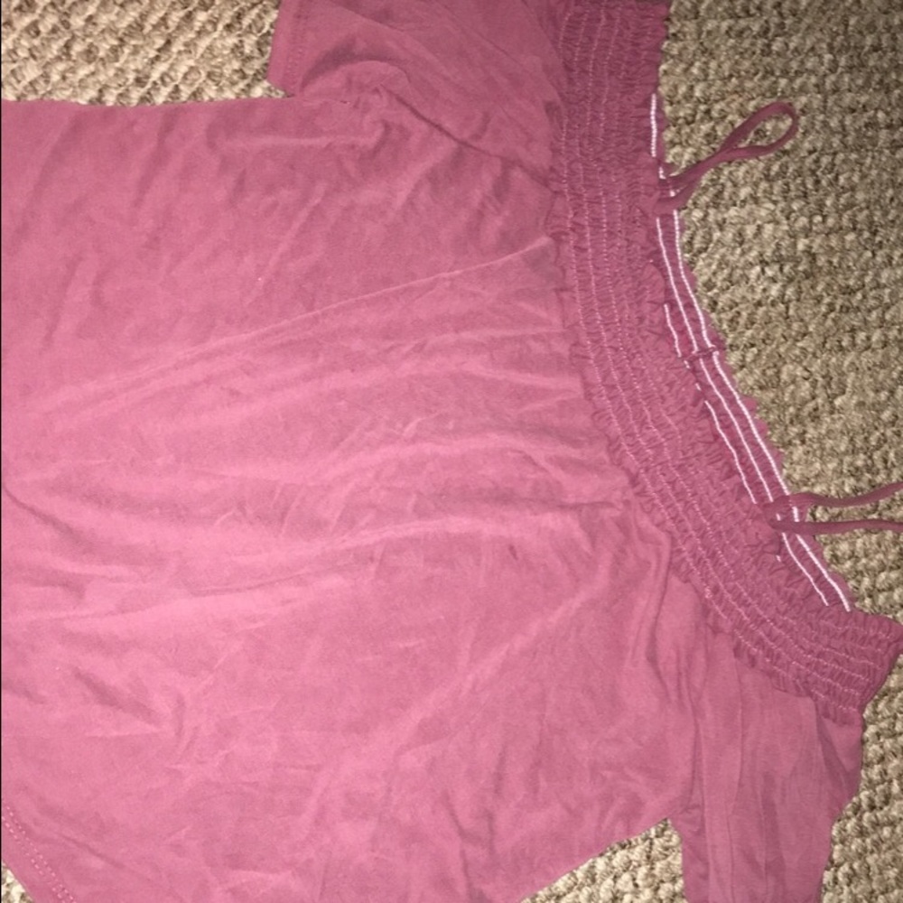 Charlotte Russe scrunchy crop top