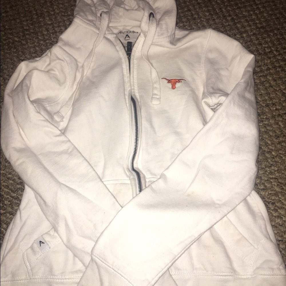 Texas longhorns zip up hoodie