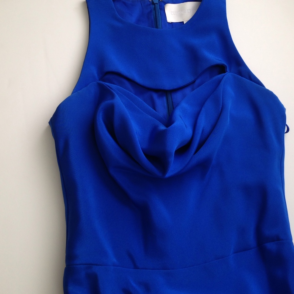 Cushnie Et Och Cobalt Blue Full Length Gown - 0