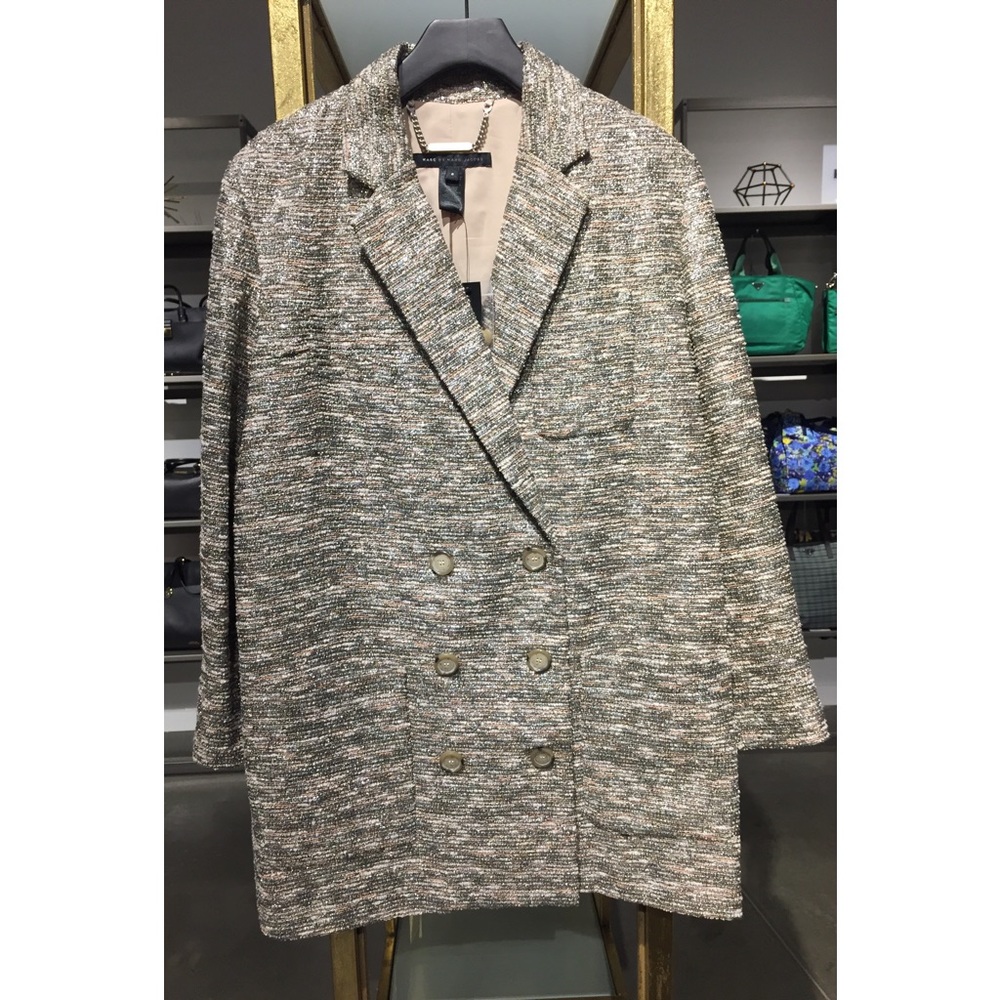🆕 Marc Jacobs Metallic Rose Gold Blazer!