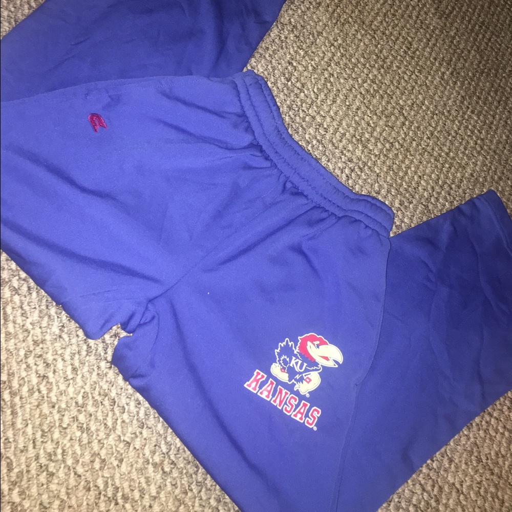 Kansas sweatpants youth large