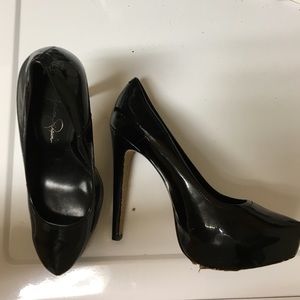 Black Patent Pumps
