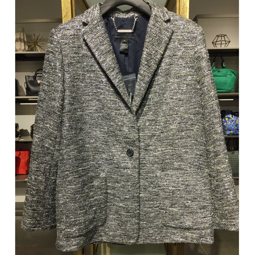 ▫️Marc Jacobs Metallic Blazer!