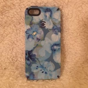 iPhone 5s Speck Case/ Aqua Floral Blue
