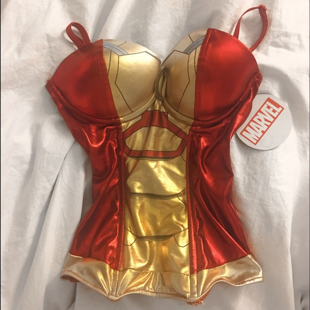 Marvel Ironman Sexy Corset Push up Multiway Top