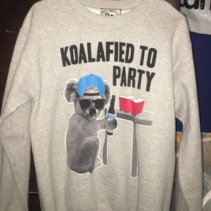 Koalafied to Party Crew Neck Sweatshirt