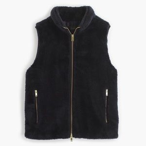 Jcrew Plush fleece excursion vest