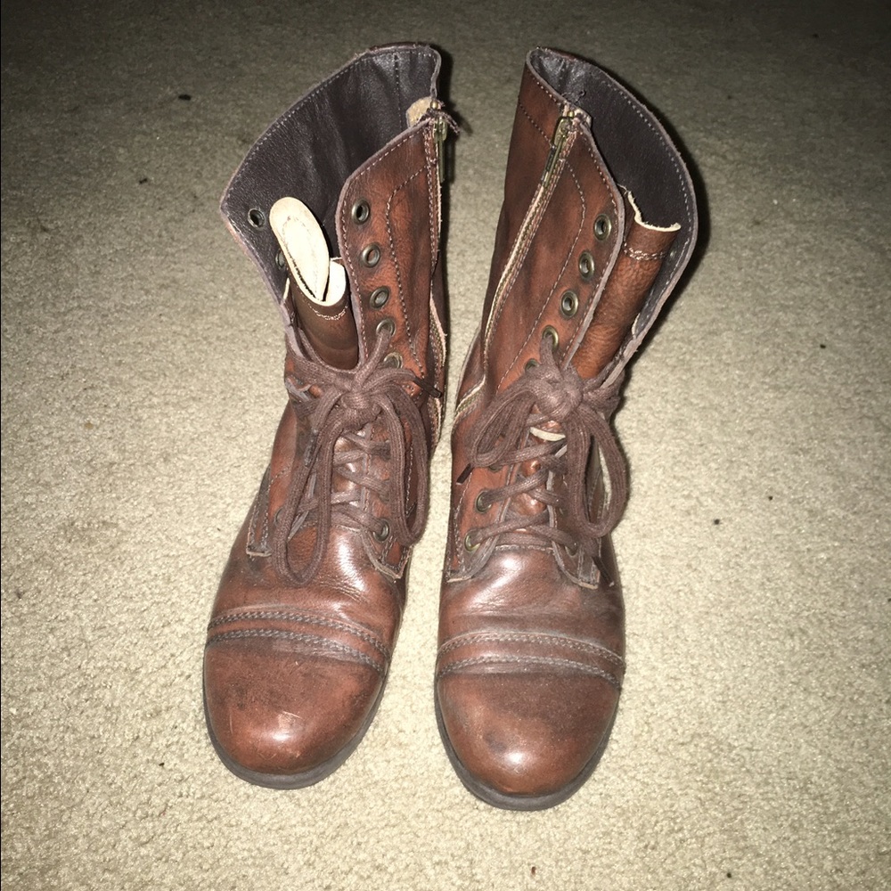 Steve Madden Troopa Combat Boots