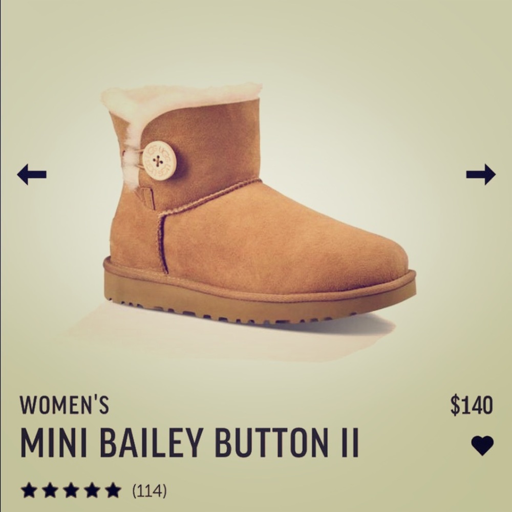 Youth size 4 Mini Baily button Uggs