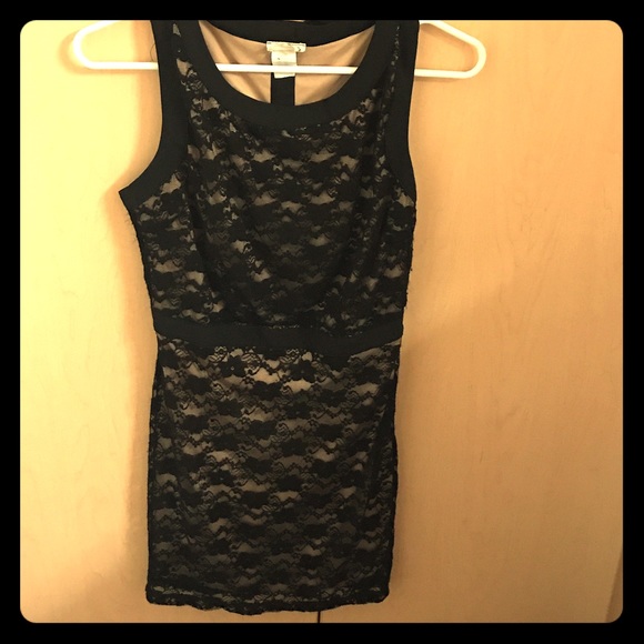 Black and cream lace dress - Picture 1 of 2