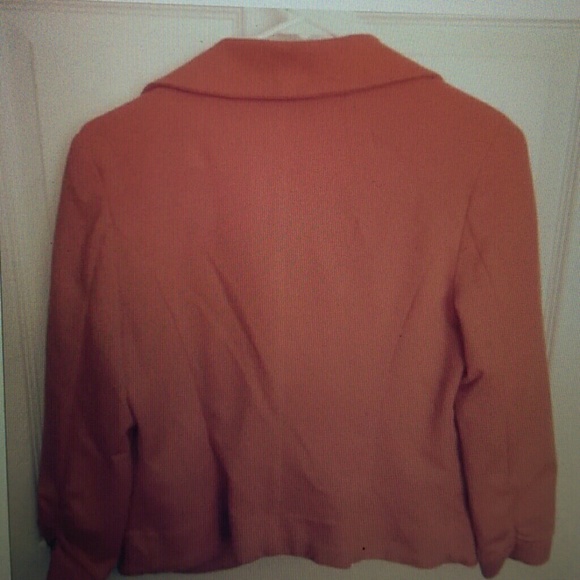 Cotton soft orange blazer - Picture 3 of 3