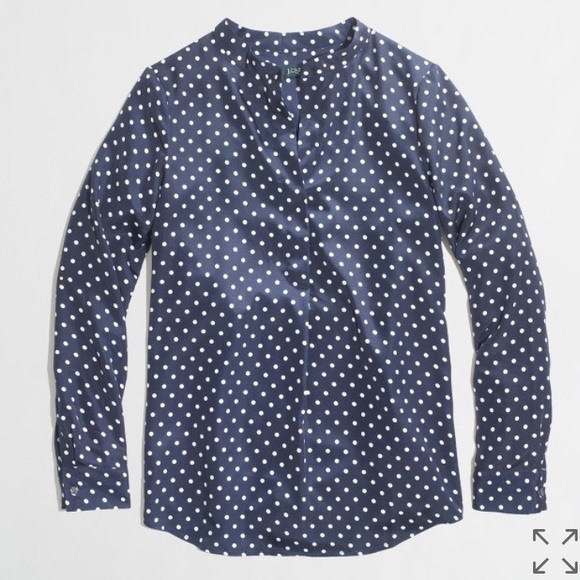 J. Crew Tops - J.Crew Factory printed draped popover