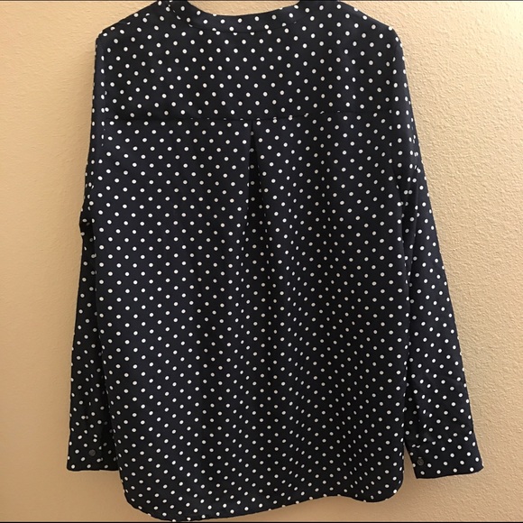 J.Crew Factory printed draped popover - Picture 3 of 4