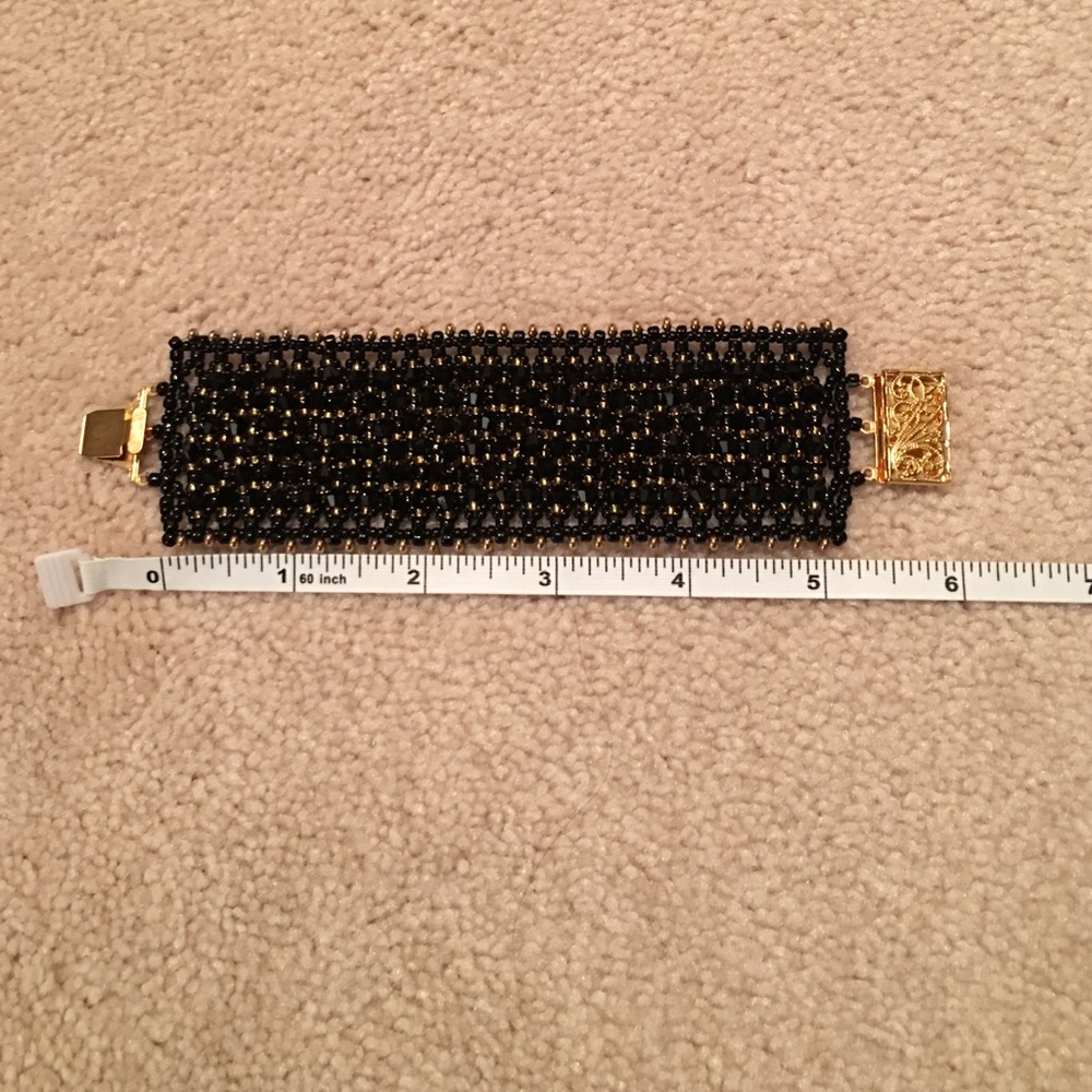 Handmade Swarovski layered bracelet - Picture 2 of 4