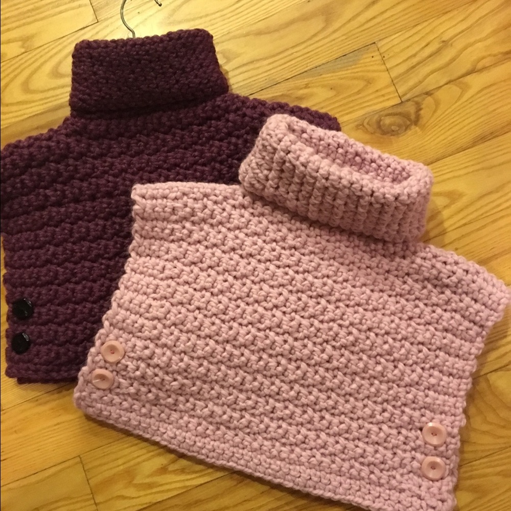 Crochet kids pull over
