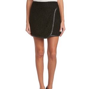 Rebecca Taylor Lace Wrap Skirt - Black