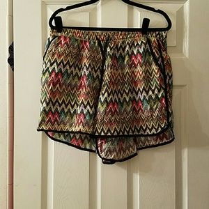Aztec Printed Shorts
