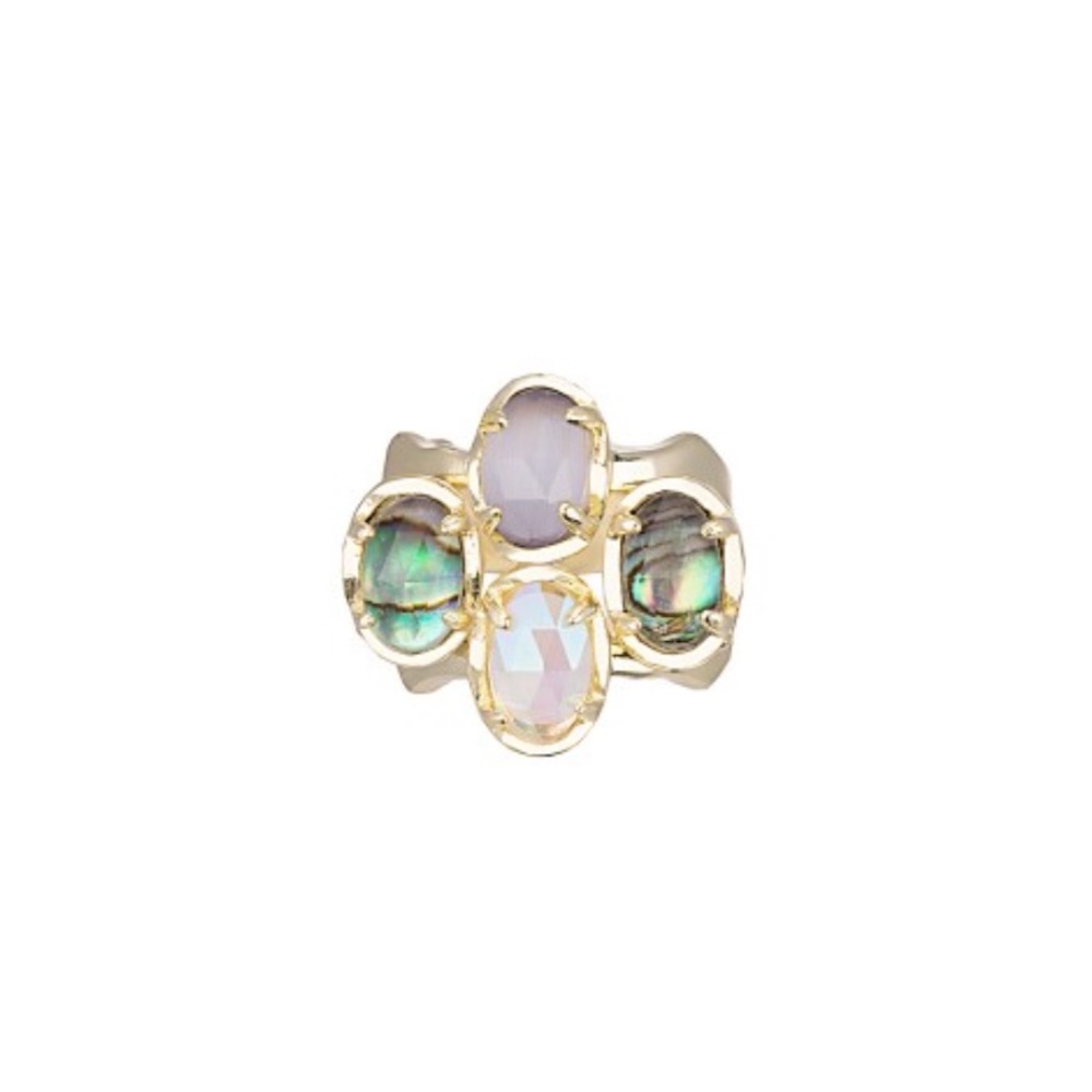 Kendra scott Brady stackable rings in purple reef
