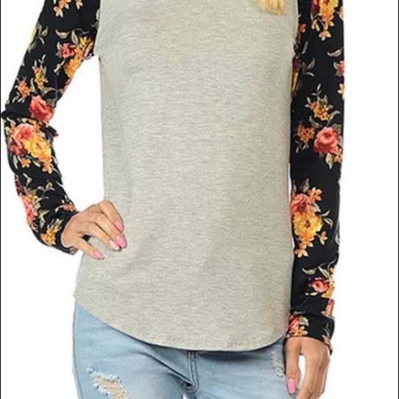 🆕 FLORAL NEW LONG SLEEVE TSHIRT - Picture 3 of 3