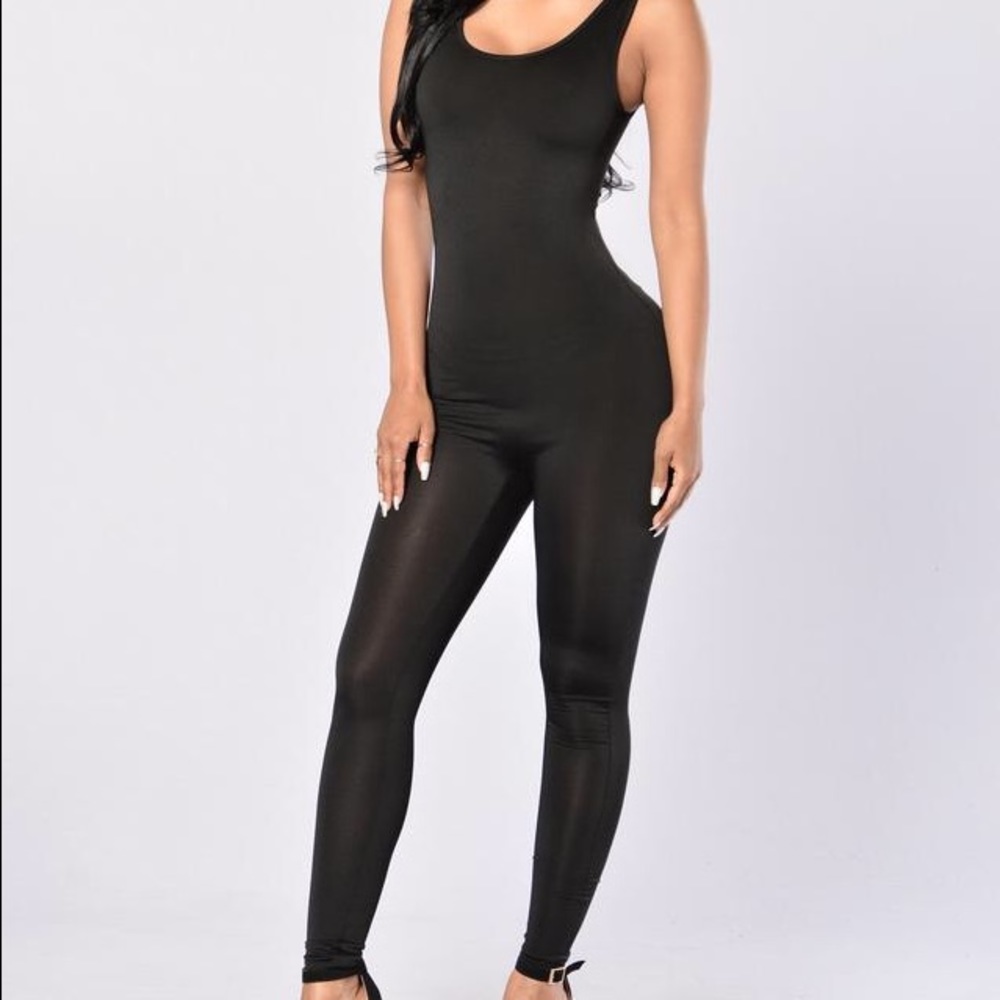 Black See-Through Jumpsuit