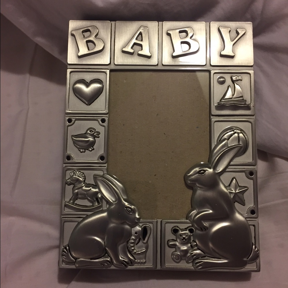 NEW IN BOX Baby Album with Frame on Front Cover