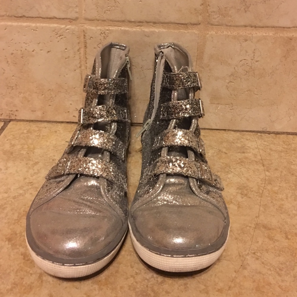 Glittery sparkly shoes