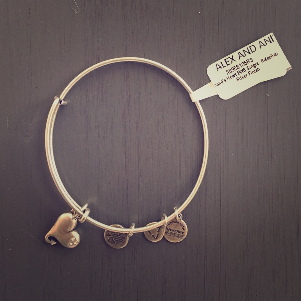 ALEX AND ANI Cupid's Heart bangle