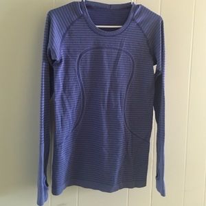 Lulu lemon purple long sleeve top