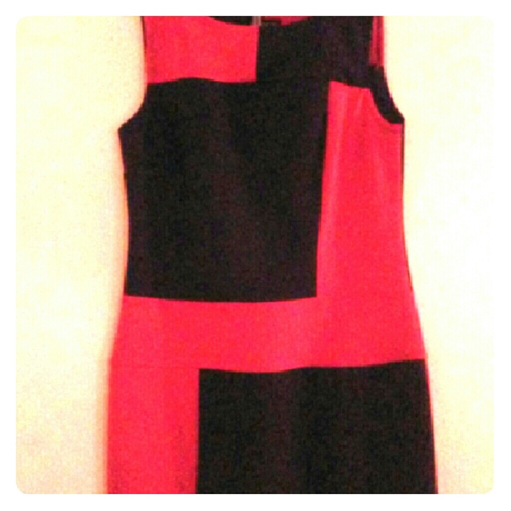 Pink and Black dress