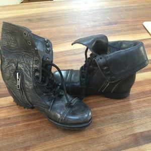 ALLSAINTS Spitalfields military boots for kids